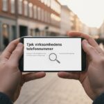 Tjek virksomhedens telefonnummer